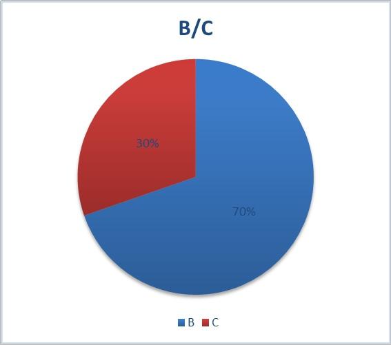 BC 买家占比, b-类批发为主, 占比达到 70%。